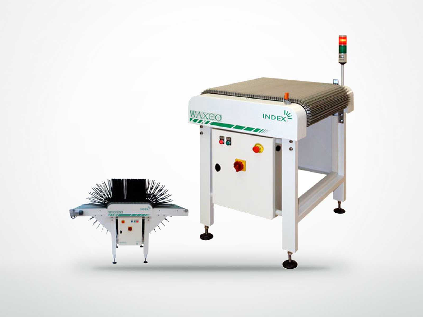 Waxco Index, cargador, descargador y buffer