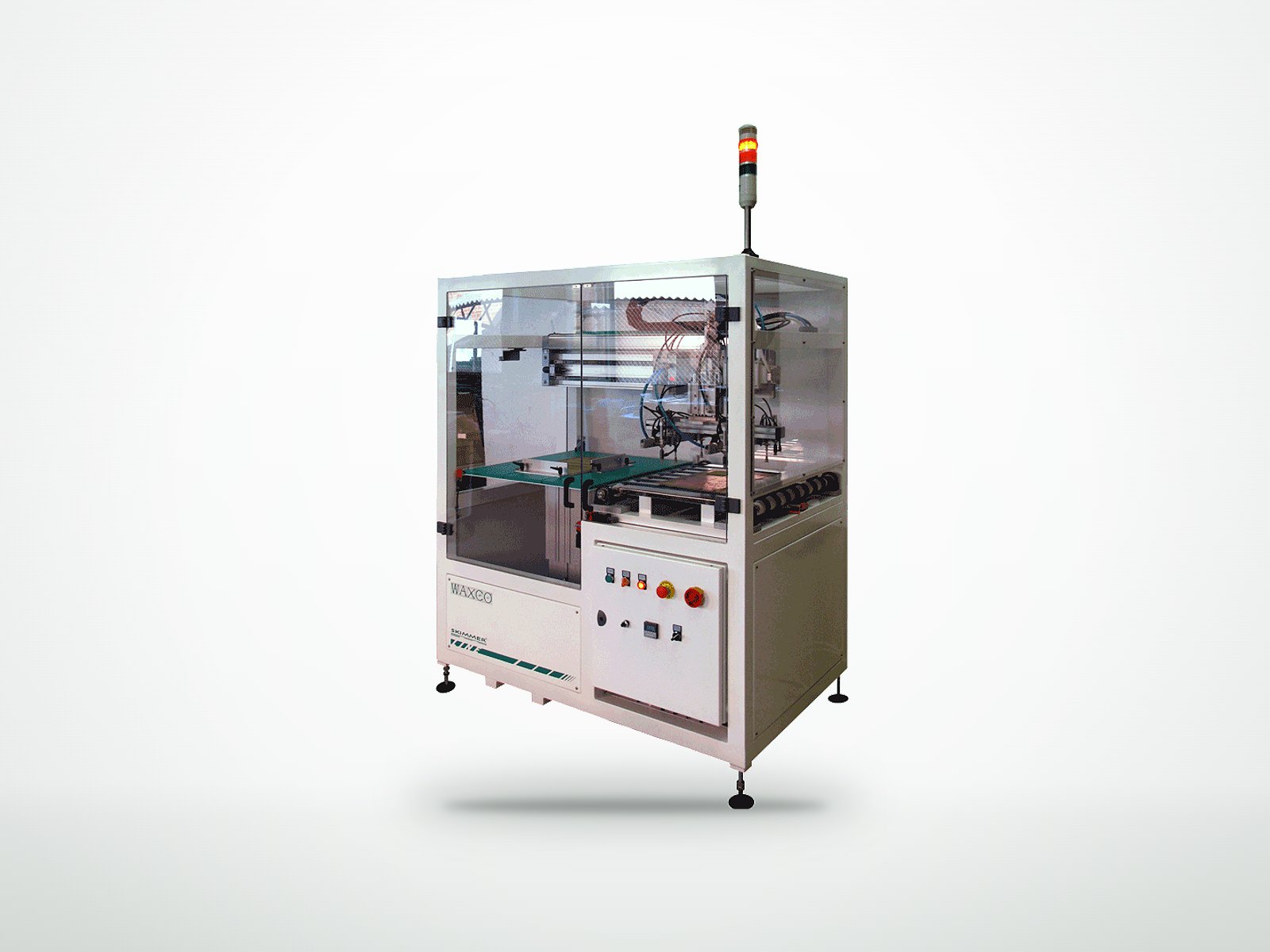 Waxco Skimmer, cargador / descargador horizontal
